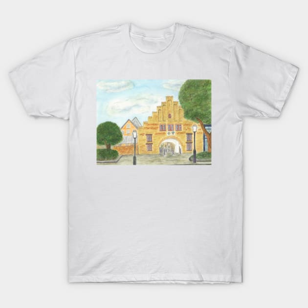 Flensburg Nordertor T-Shirt by Kunst und Kreatives